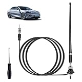 Marine Radio Antenne Flexibel, Gummi Ente Antenne FM/AM, Auto Antennenfuß für Boote Yachten ATVs...