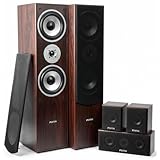 Fenton HF5W - Heimkino Musikanlage für Audiosystem 1150 Watt - 5.0 Surround Sound System,...