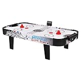 COSTWAY 42'' Air Hockey Spieltisch, Airhockey Tisch mit elektronischem LED-Punktezähler, Lufthockey...