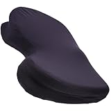 CLISPEED Memory Foam Sitzkissen Auto Ergonomisches Bürostuhlkissen Dunkelblau 45X40X10cm...