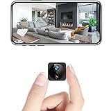 HYCENCY Mini Kamera 4K WLAN Überwachungskamera Live Übertragung Handy APP WiFi Kleine...