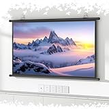 EIYAVVIDV 60 Zoll 72 Zoll HD Projektorleinwand Manuell Beamer Leinwand Rollo-leinwand 2.5 Gain Für...