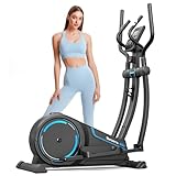 Dripex Crosstrainer für Zuhause, magnetisches Ellipsentrainer mit 16 Widerstandsstufen, 8 kg...