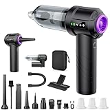 Nigecue 4 in 1 Handstaubsauger Akku Kabellos, 22000Pa Autostaubsauger mit Bürstenloser Motor, 3...