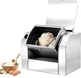 Kommerzieller Teigmischer, Edelstahl Hocheffiziente Knetmaschine für Restaurants, Kantinen,...