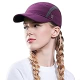 GADIEMKENSD Foldable Tech Running Hat for Women Cooling Ponytail Hats Light Quick Dry Baseball Caps...