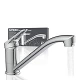 EISL Spültischarmatur SPEED, 360° schwenkbarer Wasserhahn Küche, ideale Küchenarmatur für...