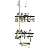 Kegii Duschablage zum Hängen, Duschregal ohne Bohren mit Seifenablage, Duschkorb zum Hängen,...