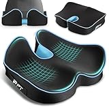 POOTACK Orthopädisches Sitzkissen für Bürostuhl & Autositz – Ergonomisches Steißbeinkissen aus...