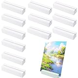 FeiOne 12 Stück Weiß Kartenhalter Holz, tischkartenhalter, postkartenhalter, menükartenhalter,...