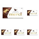 merci Tafelschokolade Edelbitter 72 Prozent – 5 x 100g – Feinste Täfelchen aus...
