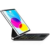 GGQFGTOJ Schutzhülle für iPad 10. & 11. (A16) Generation mit Tastatur - Magic-Style Magnetische...