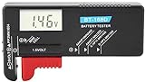 CAM2 Batterietester BT-168D Batterietester Digital für AA, AAA, C, D, 9V, 1,5V Batterien und...