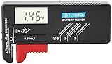 CAM2 Batterietester BT-168D Batterietester Digital für AA, AAA, C, D, 9V, 1,5V Batterien und...