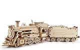ROWOOD 3D Puzzle Holz Dampflokomotive Für Erwachsene, DIY Holzpuzzle Modelleisenbahn Modellbausatz...