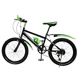 TAPMING 20 Zoll Mountainbike, Kinderfahrrad, Mountainbike mit Schutzblech, für 6-18 Jahre alte...