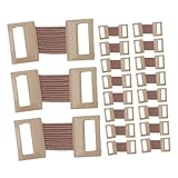 ROMISBABA 20 Stück Bandage Aluminium Schnalle Bandage Fixierhalter Bandage Fixierung Schnalle...