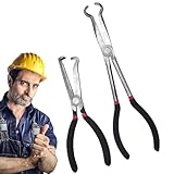 Kabelverbinderzange, Werkzeug zum Entfernen von Steckverbindern, Set mit 2 Lötklemmen, Hilfszange,...