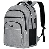 Dfikisy Groß Rucksack Herren, Laptop Rucksack Wasserdicht 17,3 Zoll Schulrucksack Laptoptasche mit...