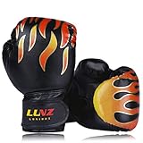 Luniquz Kinder Boxhandschuhe, Box-Handschuhe für Kinder von 3-16 Jahre Training Gloves 4OZ 6OZ 8OZ...