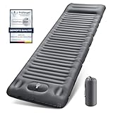 JEMULICE Isomatte Camping Selbstaufblasend, 12CM Verdicktes Luftmatratze Camping mit Fußpresse...