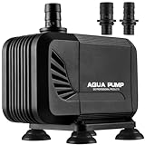 Aquarium Pumpe Wasserpumpe Teichpumpe, Tauchpumpe 1500L/H, für Teich Brunnen Aquarium Steingarten,...