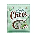 Mint Chocs – 1 x 425g – Pfefferminz-Bonbons mit Schokoladencreme-Füllung