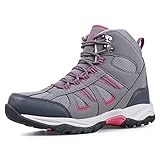 riemot Wasserdicht Trekking & Wanderschuhe für Damen Wander-Schuhe Schnürsenkel Wanderstiefel...