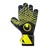 uhlsport Fußball Torwarthandschuhe Prediction Soft Pro, Marine/weiß/Fluo gelb, 7