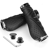 LYCAON Bike Lenker Griffe Fahrrad, Fahrradgriffe Ergonomisch rutschfeste Gummi Fahrrad Griff mit...