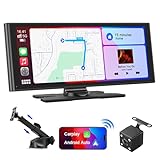 Avylet 9,26' Wireless Carplay Display für Apple Carplay & Android Auto, Tragbarers Carplay...