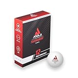 Joola Unisex – Erwachsene Tournament 40+ Tischtennisbälle, weiß, One-Size