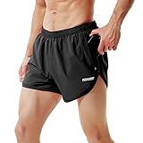 TENJOY Herren Laufshorts Gym Athletic Workout Shorts für Männer 7,6 cm Sportshorts mit...