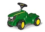 Rolly Toys 132072 Traktor Minitrac John Deere 6150R, Babyrutscher, Motorhaube öffenbar, Ablagefach...