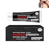 Tattoo-Creme für Sensible Haut – 20g Betäubungscreme mit Natürlicher Formel, Langanhaltende...