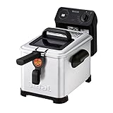 Tefal Filtra Pro Elektrische Fritteuse 4 Liter Öl-Kapazität, Auffangsieb für reineres Öl,...