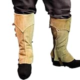 Générique Gamaschen Kostüm | Gamaschen Stiefel Ritter verstellbar | Zubehör Kleidung Herren für...