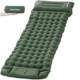 HAUSPROFI Isomatte Selbstaufblasend, 10cm Ultraleicht Isomatte Camping, Aufblasbare Isomatte,...