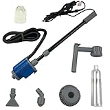 Mulmsauger Aquarium, Aquarium Elektrisch Sand Kies Reiniger 28W Aquarium Reinigungsset Aquarium...