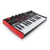 AKAI Professional MPK Mini Play MK3 - MIDI Keyboard Controller mit eingebautem Lautsprecher und...