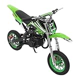 Zoobotanica 49cc Kinder Dirt Bike,Jugend Crossbike Pocket Cross,8 Zoll 2-Takt Motorrad...