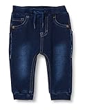 NAME IT BABY Baby - Jungen NBMROMEO DNMTRUEBOS SWE PANT NOOS Jeans, Dark Blue Denim, 74
