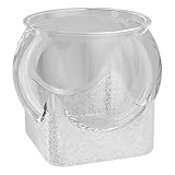 JIEBWCHA Rundes Fischglas, 16/19/22.3cm Transparentes Goldfischglas, Runde Fischschale Für Den...