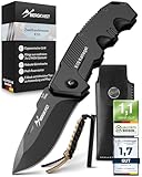 BERGKVIST® K10 Klappmesser (Zweihandmesser) - scharfes Taschenmesser für Outdoor & Survival mit...