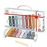 Speedy Monkey Xylophon 26,9x11,3x2,5cm bunt, Holz Spielzeug für Kinder, Liebevolle Details- tolle...