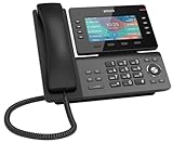 Snom D862 IP Telefon, SIP Tischtelefon, 5' IPS-Farbdisplay 1280 x 720 Pixel, 12 SIP-Ident,39/8...