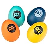 Meinl Percussion Egg Shaker Set - 4 verschiedene Lautstärken - Mit Weich, Medium, Laut, Extra Laut...