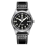 ADDIESDIVE Herren Automatikuhr Unterwasser 200m 8215 Uhrwerk Analoge Herrenuhr Mit Lederband AD2519