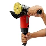 1400W Poliermaschine, Poliermaschine Auto mit Staubschutzvorrichtung 6 Variablen Geschwindigkeiten,...