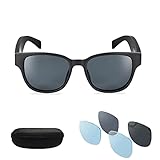 UWOO Smart glasses Bluetooth Audio Sonnenbrille, Polarisierte Sonnenbrille mit lautsprecher(2 Paar...